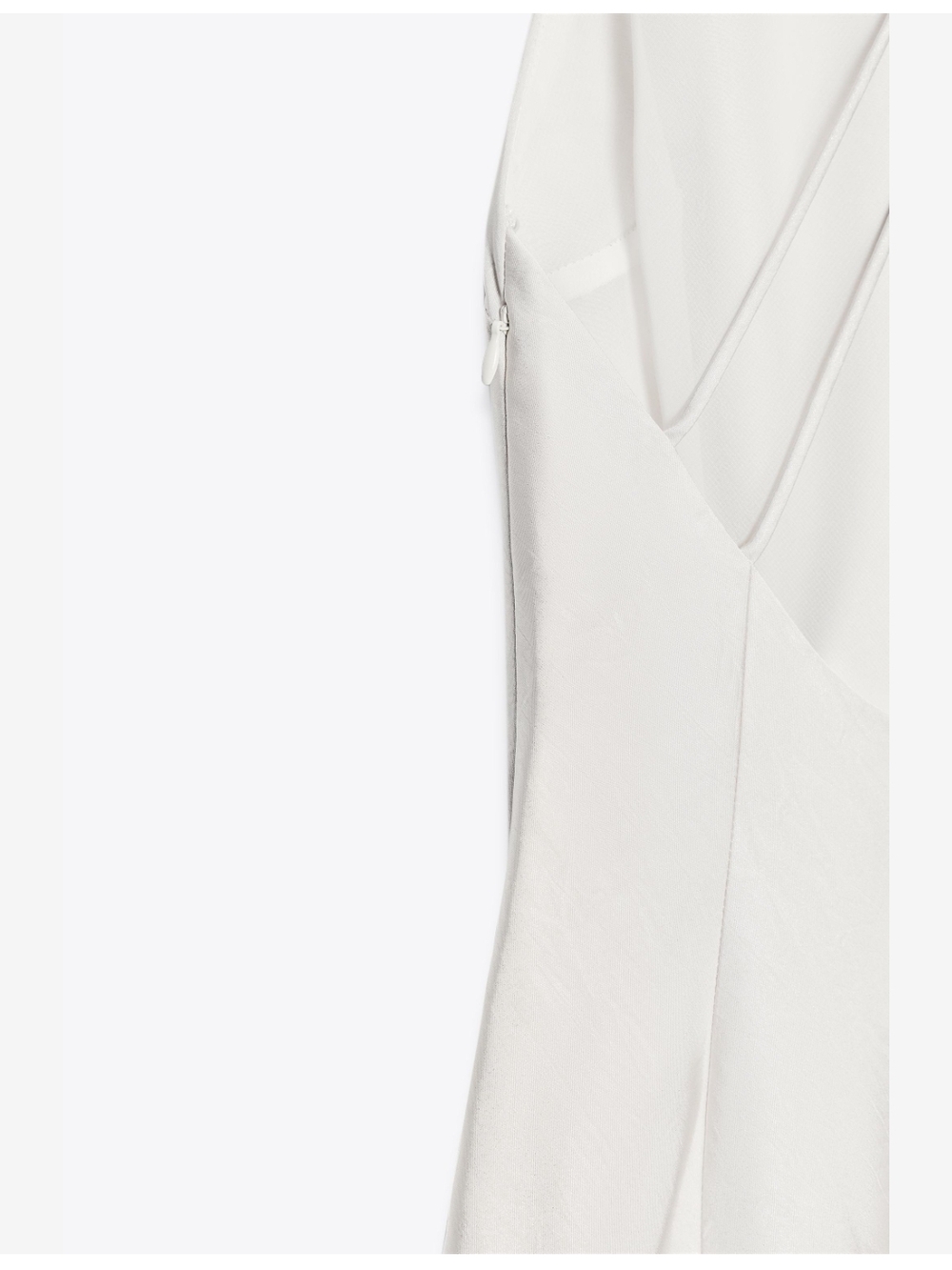NWT Zara Open Back Satin Maxi Dress - Picture 4 of 9